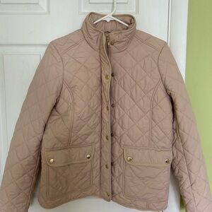 J. Crew Cream Quilted Jacket